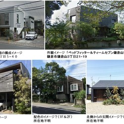 鎌倉の観光名所近くの通りにある住宅兼店舗
