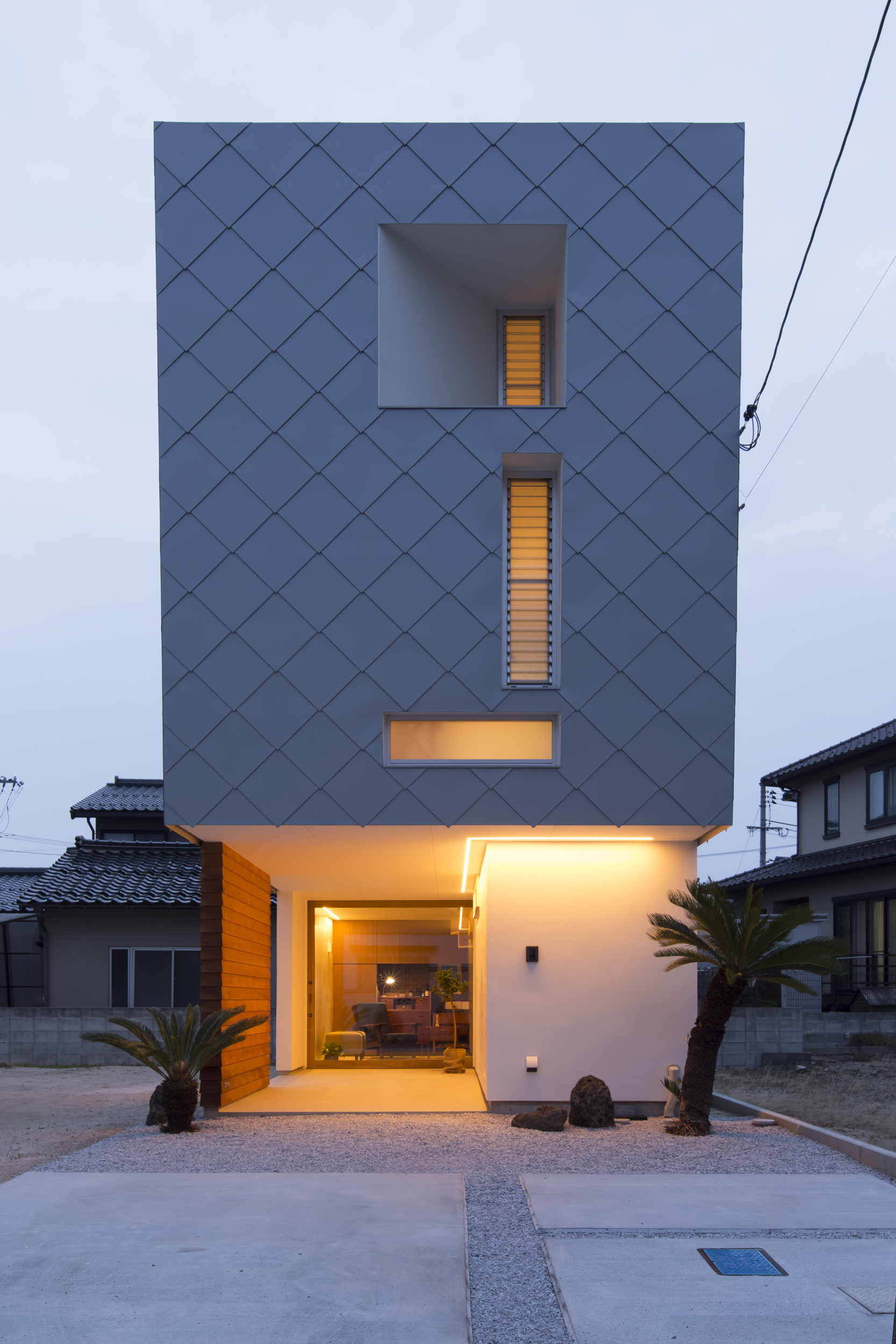 狭小住宅の魅力（鳥取県米子市）の建築事例写真