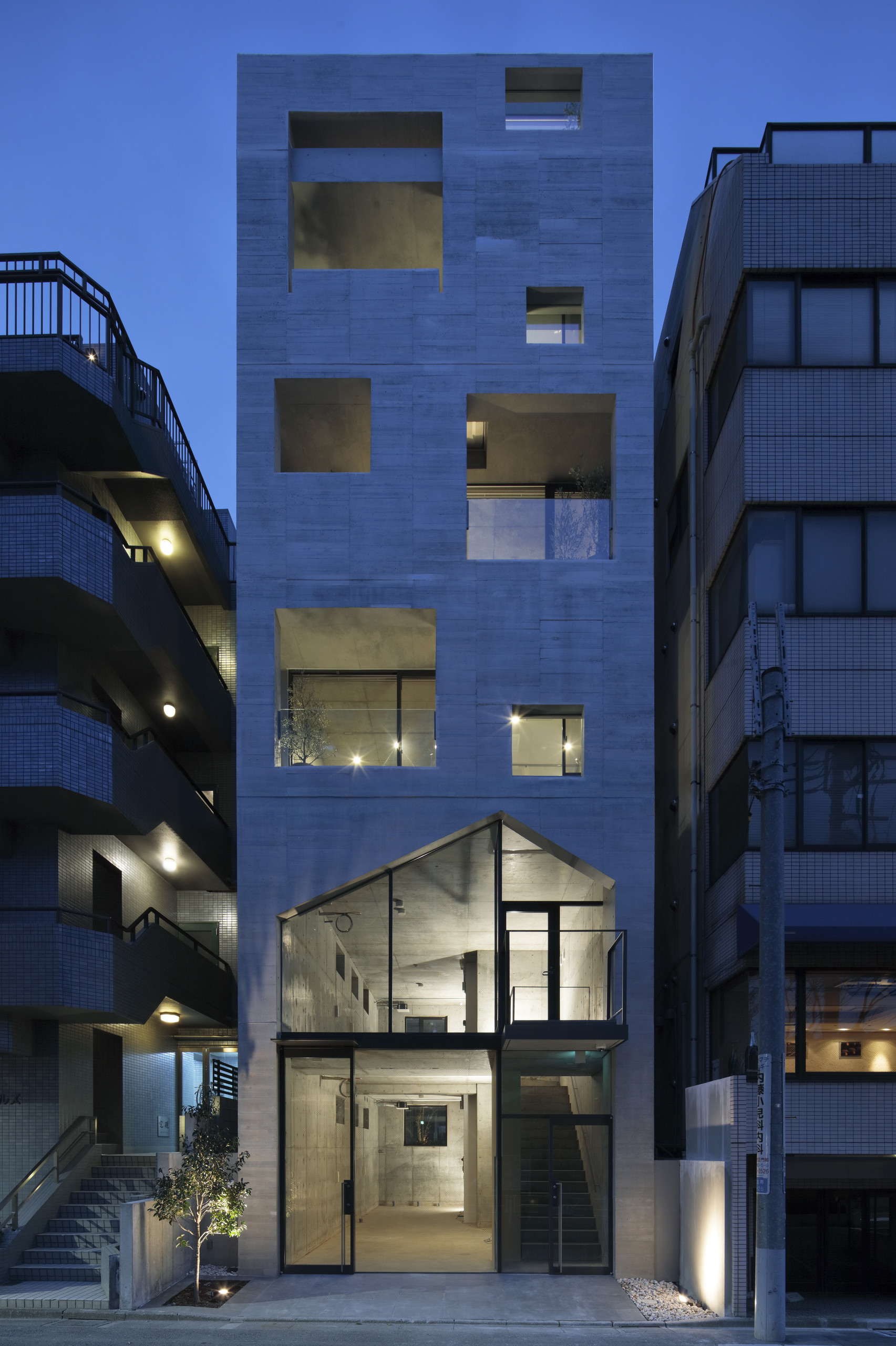 恵比寿の集合住宅の建築事例写真