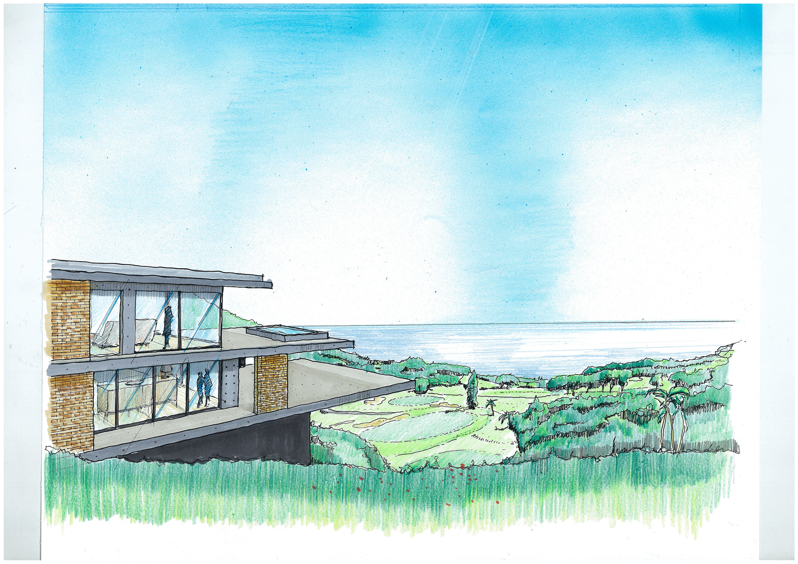 海の見える別荘計画 アトリエ 元 Element Design Sumika 建築家 工務店との家づくりを無料でサポート