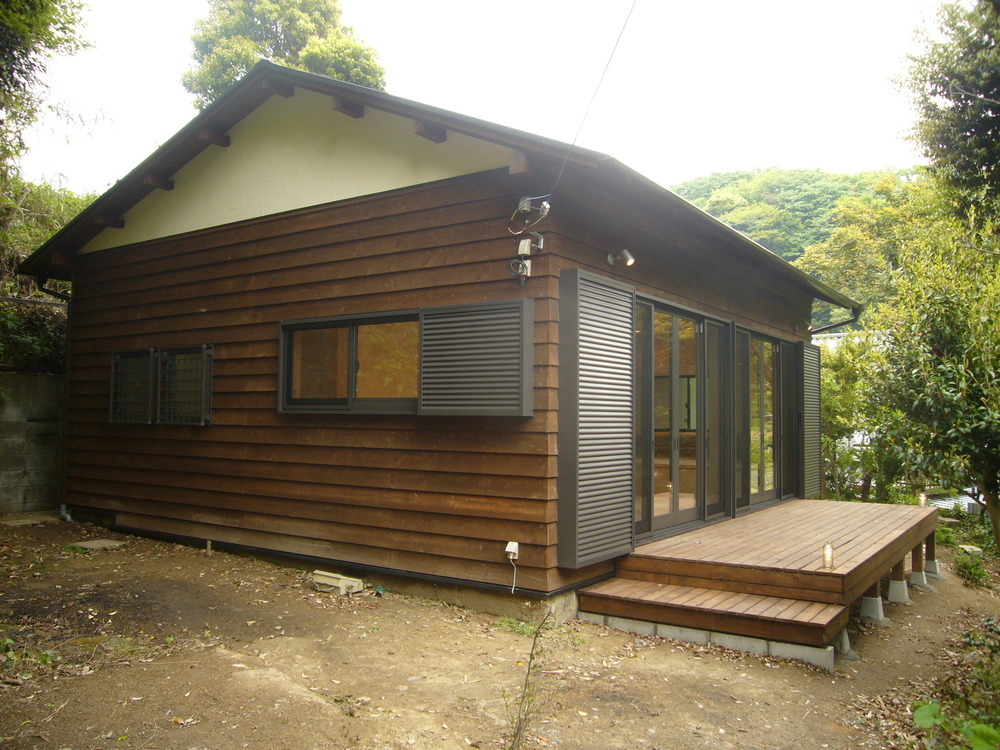 鎌倉の小さな家のスケルトンリフォームの建築事例写真