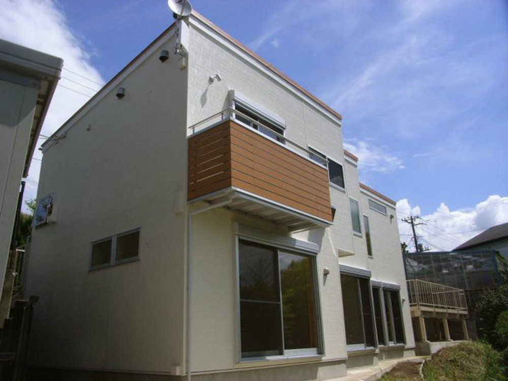 岡崎の家　在来工法　変形した土地　自然素材の建築事例写真