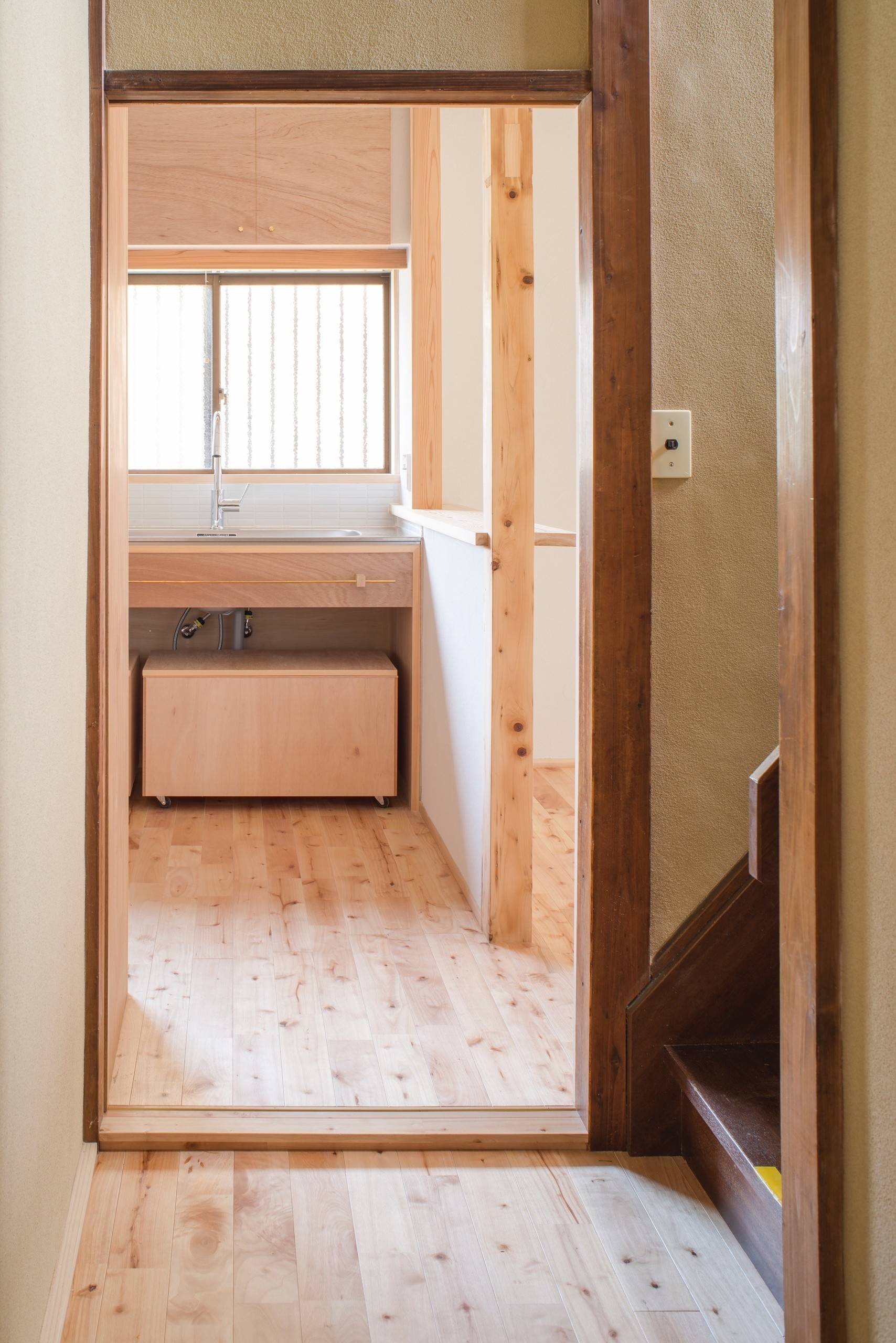 東宮原の家「戸建リノベーション/ヒノキの風呂」の建築事例写真