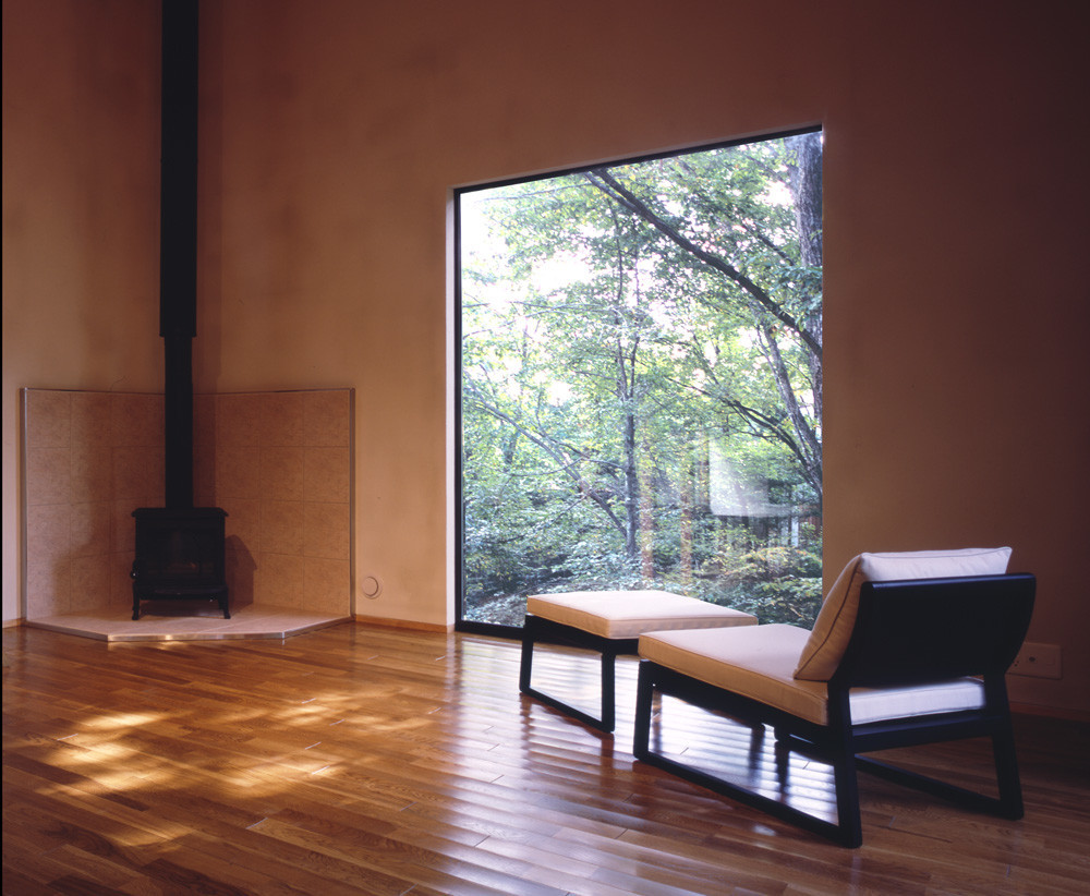 軽井沢の別荘の建築事例写真