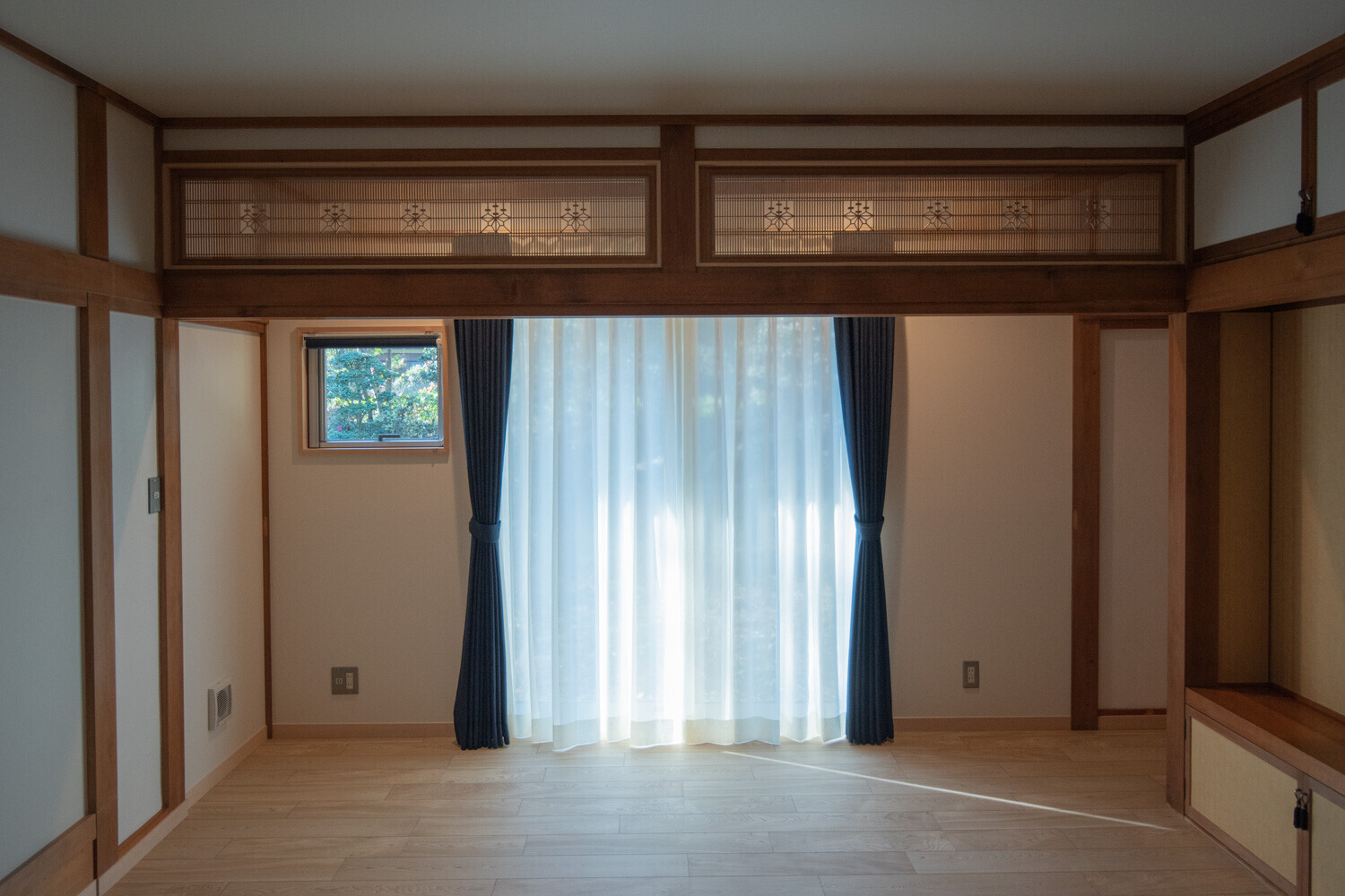築35年日本家屋の和室を寝室にリフォームの建築事例写真