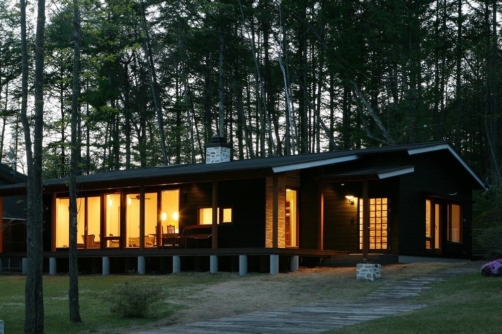 軽井沢　灯りの家の建築事例写真