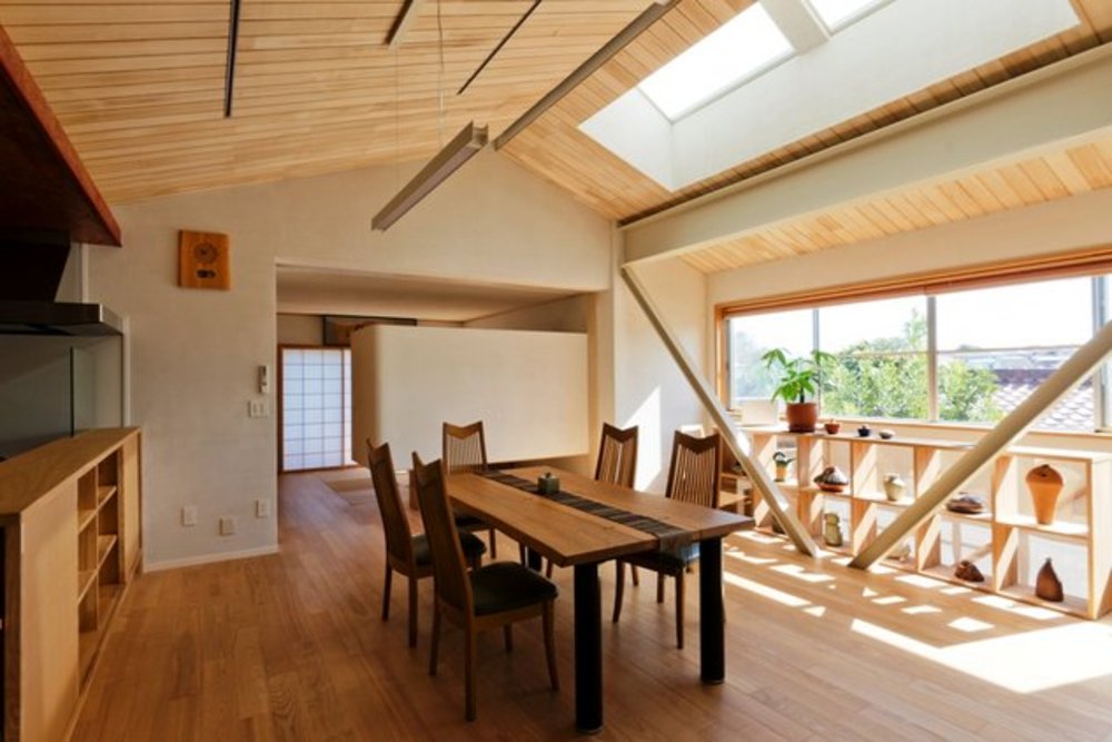 大きな船底天井のある家 一級建築士事務所 感共ラボの森の建築事例 Sumika 建築家 工務店との家づくりを無料でサポート