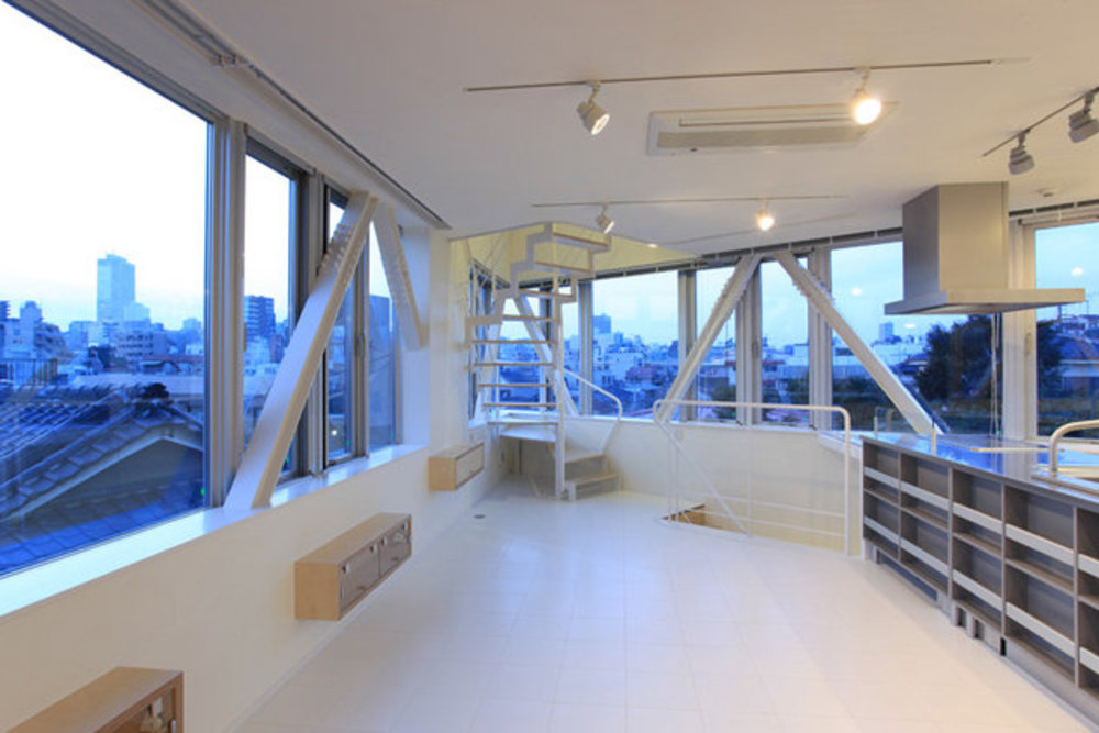 豊島T　狭小傾斜変形敷地に抜群の360°眺望を取り込むの建築事例写真